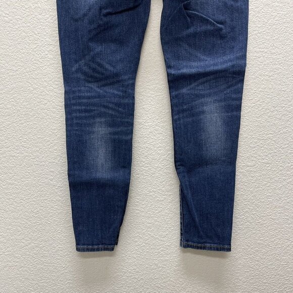 KanCan Womens Size 9 / 28  High Rise Skinny Jeans Medium Dark Wash Cut 4891 - Picture 3 of 11